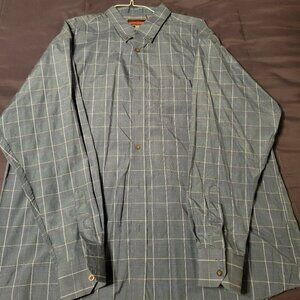 MENS XL ARCHITECT CASUAL BOTTON DOWN SHIRT